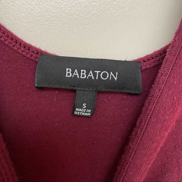 Aritzia Babaton Red Cotton Bodycon Tank Top Dress - Picture 3 of 4